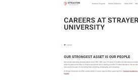 
							         Strayer University Careers | Strayer University								  
							    