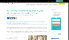 
							         Streamline your franchise print buying with an online purchasing portal								  
							    