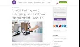 
							         Streamlined payment processing from EVO now integrated with Pose ...								  
							    