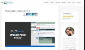 
							         Strength Portal Review - My Personal Trainer Website								  
							    