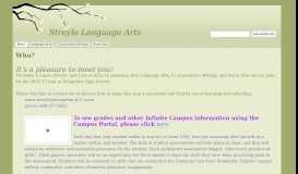
							         Streyle Language Arts - Google Sites								  
							    