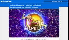 
							         Strictly Come Dancing - Ticketmaster UK								  
							    