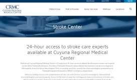 
							         Stroke Care Experts Crosby, MN | Cuyuna Regional Medical Center								  
							    