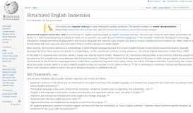 
							         Structured English Immersion - Wikipedia								  
							    