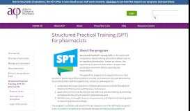 
							         Structured Practical Training (SPT) for pharmacists | Alberta College of ...								  
							    