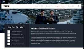 
							         STS Technical Services Offers the Nation's Best Aircraft Maintenance ...								  
							    