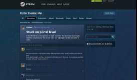 
							         Stuck on portal level :: Portal Stories: Mel General Discussions								  
							    