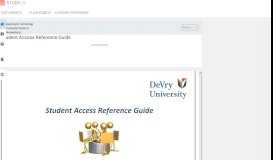 
							         Student Access Reference Guide - studylib.net								  
							    