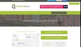 
							         Student Accommodation at University of Northampton ~ Studentpad								  
							    