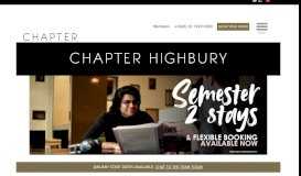 
							         Student Accommodation Holloway Road | Chapter								  
							    