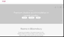 
							         Student Accommodation in Bloomsbury, London | Scape								  
							    