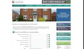 
							         Student accommodation in Chichester - houses homes flats housing								  
							    