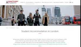 
							         Student Accommodation in London | Sanctuary Students								  
							    