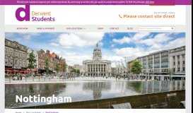 
							         Student Accommodation in Nottingham - Derwent Students								  
							    