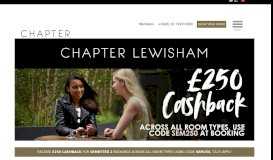 
							         Student Accommodation Lewisham | Greenwich | Chapter								  
							    