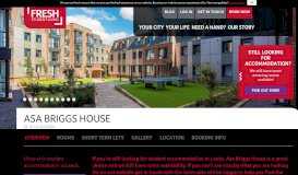 
							         Student Accommodation Near Leeds University | Asa Briggs House								  
							    