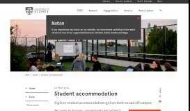 
							         Student accommodation - The University of Sydney								  
							    