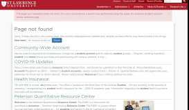 
							         Student Account Center Welcome Page | St. Lawrence University ...								  
							    