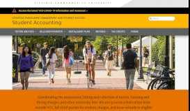 
							         Student Accounting - Virginia Commonwealth University								  
							    