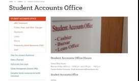 
							         Student Accounts Office - Macalester College								  
							    