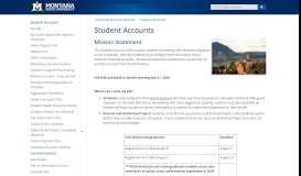 
							         Student Accounts - University Business Services | Montana State ...								  
							    