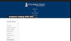 
							         Student Activities - Academics - Columbus State University								  
							    