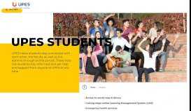 
							         Student Affairs - UPES University Dehradun								  
							    