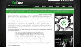 
							         Student Aid Internet Gateway (“SAIG”) Relies on bTrade Technology to ...								  
							    