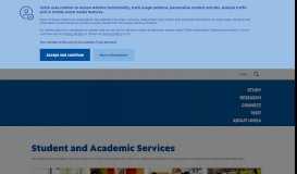 
							         Student and Academic Services - UniSA								  
							    