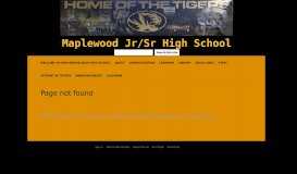 
							         Student and Parent Gradebook Portals - Maplewood Jr/Sr High School								  
							    