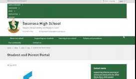 
							         Student and Parent Portal - Swansea High School								  
							    
