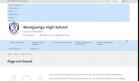 
							         Student and parent portal - Woolgoolga High School								  
							    