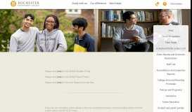 
							         Student and parent portals | Rochester Independent College								  
							    