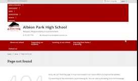 
							         Student and parent Sentral portal - Albion Park High School								  
							    