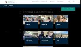 
							         Student and Staff Links | University of Chichester								  
							    