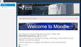 
							         Student and Staff remote access to College Desktop - Moodle								  
							    