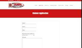 
							         Student Application for Tampa Truck Driving School								  
							    