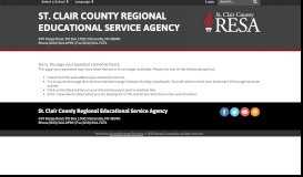 
							         Student Application Packet 2018-2019 - St. Clair County RESA								  
							    