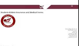 
							         Student-Athlete Insurance and Medical Forms - Erskine College Athletics								  
							    