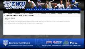 
							         Student-Athlete Manual - Tennessee Wesleyan University								  
							    