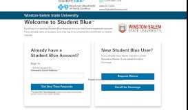 
							         Student Blue | Winston-Salem State University - Login or New User ...								  
							    