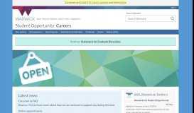
							         Student Careers - University of Warwick								  
							    