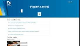
							         Student Central								  
							    