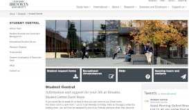 
							         Student Central - Oxford Brookes University								  
							    