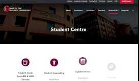 
							         Student Centre - Institute of Business Management (IoBM)								  
							    