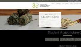 
							         Student Clinic - AIMC Berkeley								  
							    