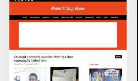 
							         Student commits suicide after teacher repeatedly failed him - Global ...								  
							    