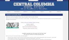 
							         Student Community Portal - Central Columbia School District								  
							    