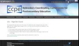 
							         Student Complaints Against Postsecondary Institutions | Nebraska's ...								  
							    