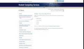 
							         Student Computing Services: R'Web								  
							    